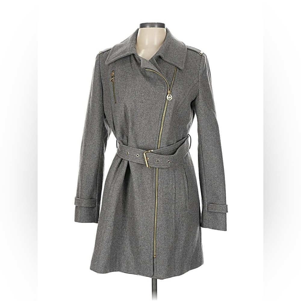 Michael Kors Gray PeaCoat